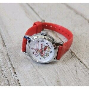 Vintage Bradley Time Division 1980s Strawberry Shortcake Red Kids Watch UNTESTED